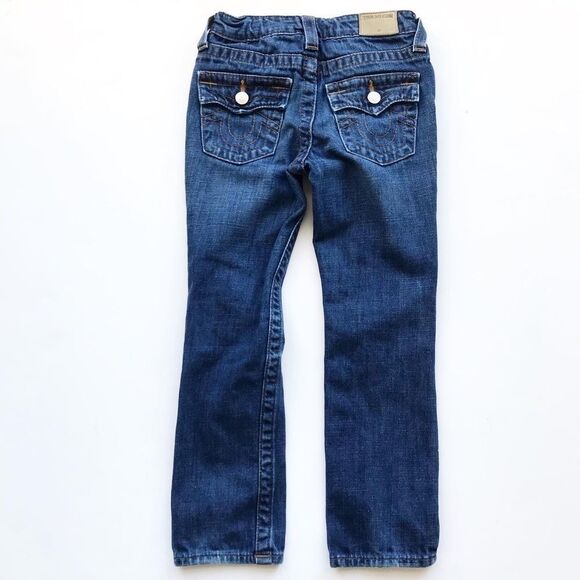 True Religion blue straight leg jeans EUC 6Y - Picture 4 of 5